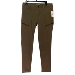 Rewind Women’s Juniors Gray Khaki Skinny Jeans Size 13/31W